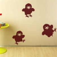 Wallsticker: "Dansende fugleunger nr. 72"